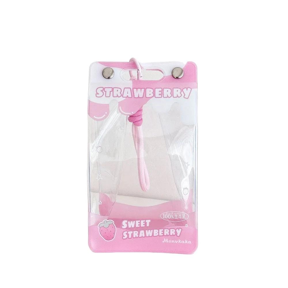 New Transparent Data Cable Storage Bag Dustproof PVC Dolls Storage Pouch Gift Colorful Dolls Outdoor Bag for 13cm Dolls