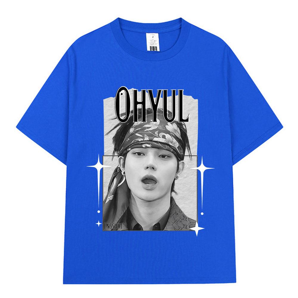 Korean Kpop Hip Hop T-shirt Men's Women Clothing Fashion Oversized Cotton Casual Short Sleeve Tops Fan Gifts