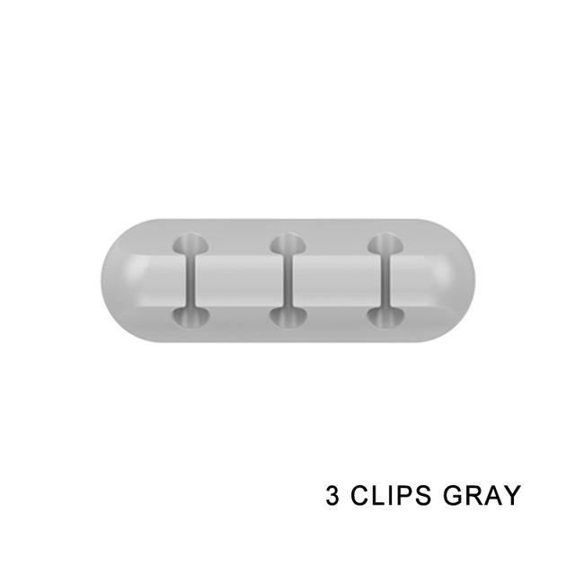 Creative Silicone Cable Organizer: Multifunctional, Self-Adhesive Storage Clip for Car & Desktop