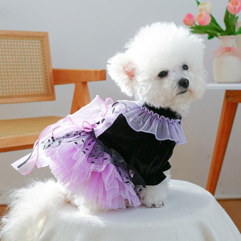 Pet Dog Dress Small Breeds Puppy Cute Fairy Tutu Costume Casual Outfit
