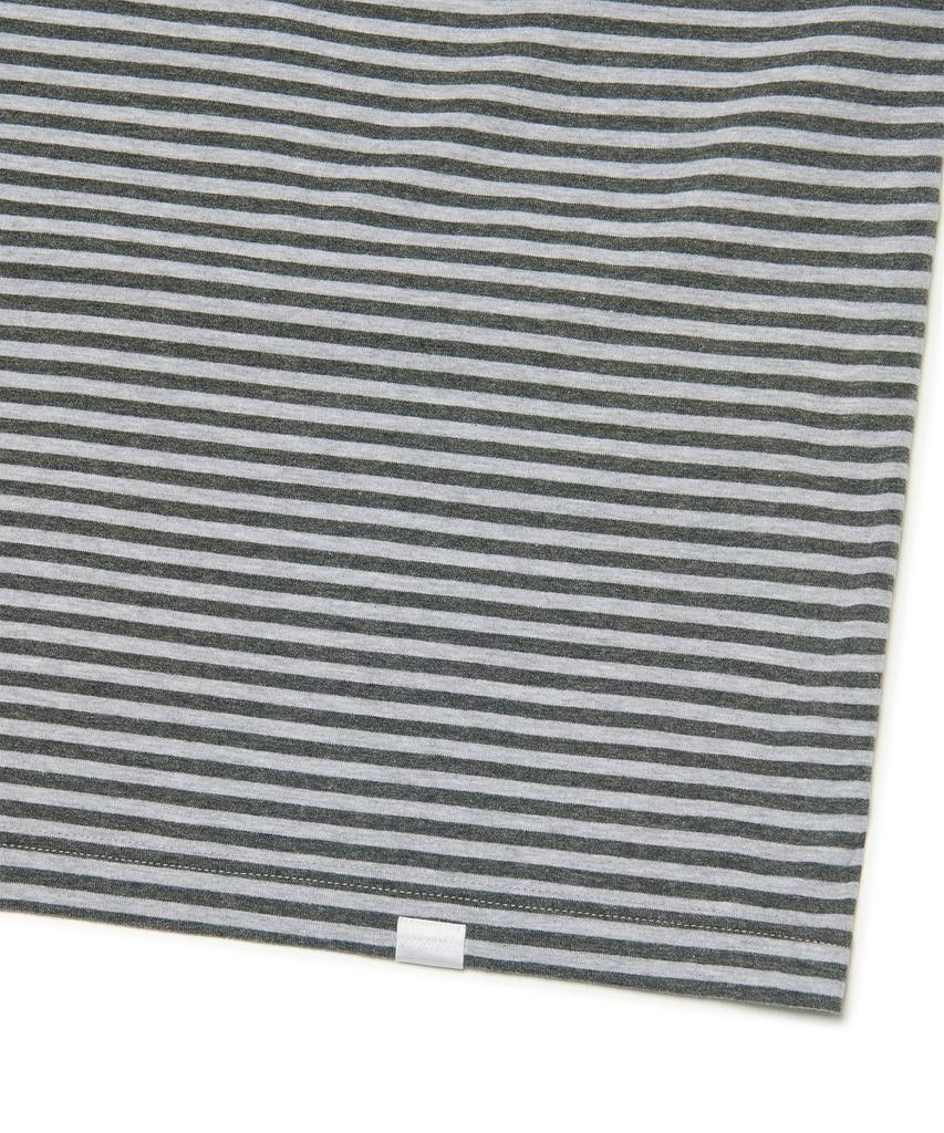 Nomaenyueol Nm Crop Border T-Shirt - Gray