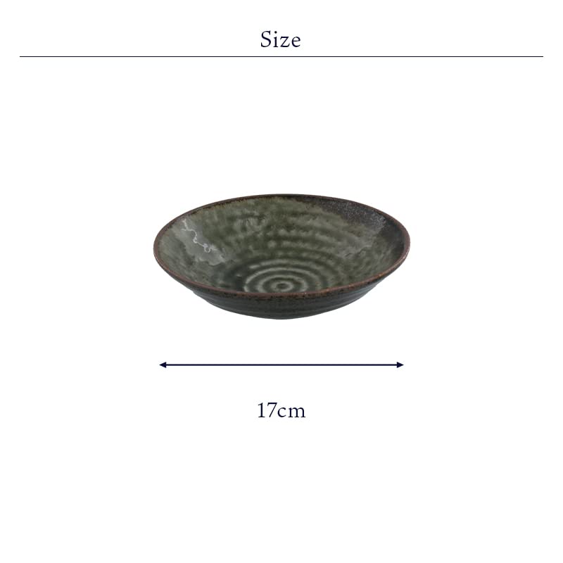EAST Table Shallow Bowl 17cm Irabo Japanese Tableware Brown Made In Japan Microwave Safe Dishwasher Safe Bowl 110-017-02