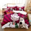 Kawai Gromit Beding Set Single Twin Ful Quen King-Sized Dimensionsd Dimensions Bed Linen Set Aldult Kid Bedrom Duvetcover Sets Print Anime Bed Shet