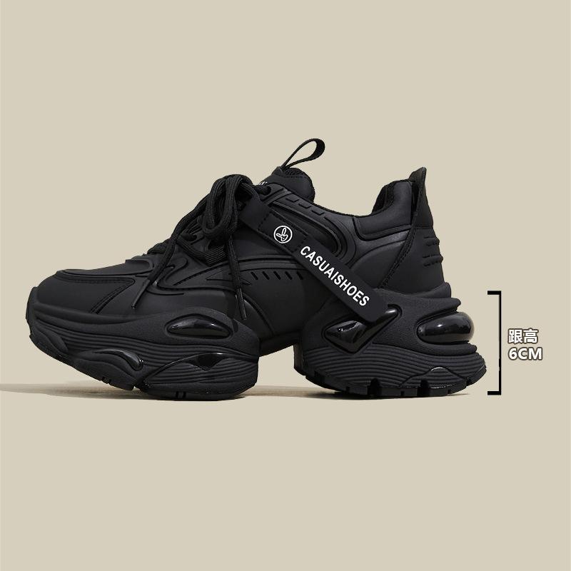 DONG JI Platform Dad Shoes Spring 2025 New American Retro Small Inner Height Increase Leisure Sports