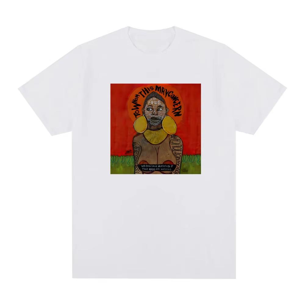 Till vem detta berör Digitalt Album T-shirt Jill Scott Ny Stil Grafiskt Tryck T-shirt Rund Hals Högkvalitativ Bomull