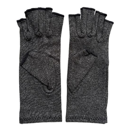 Arthritis Compression Gloves Women Men Breathable Half-Finger Gloves Stretchy Hand Arthritis Relief Gloves for Typing Carpal Tunnel Rheumatoid