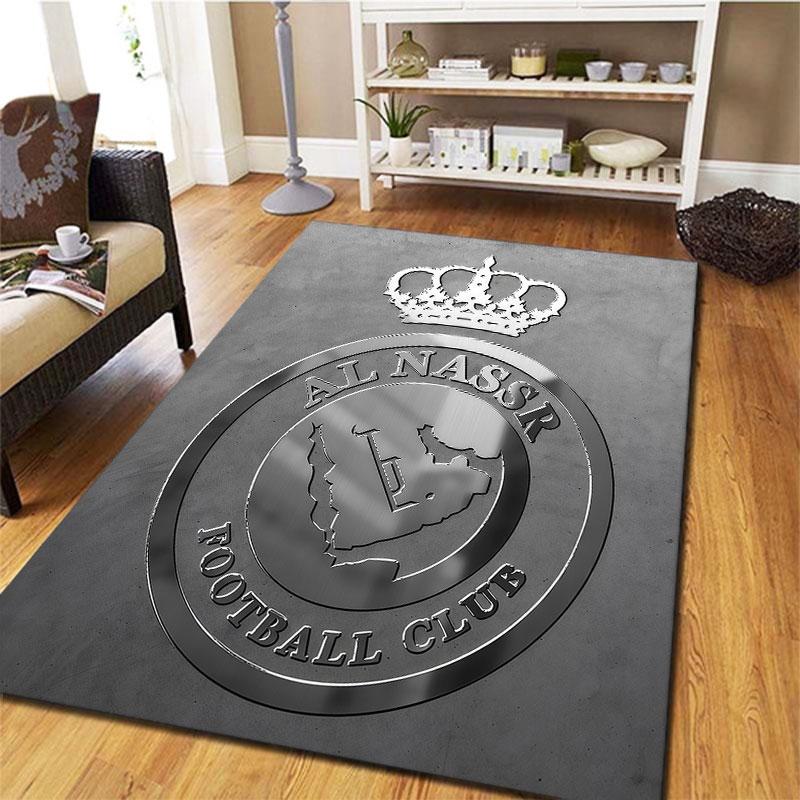 Al-Nassr FC Carpet Rug for Living Room Bedroom Home Sofa Decoration,Kids play Non-slip Floor Mat