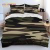 Military Camouflage Color Comforter Bedding Set,Duvet Cover Bed Set Quilt Cover Pillowcase,King Queen Size Bedding Set Kid Adult