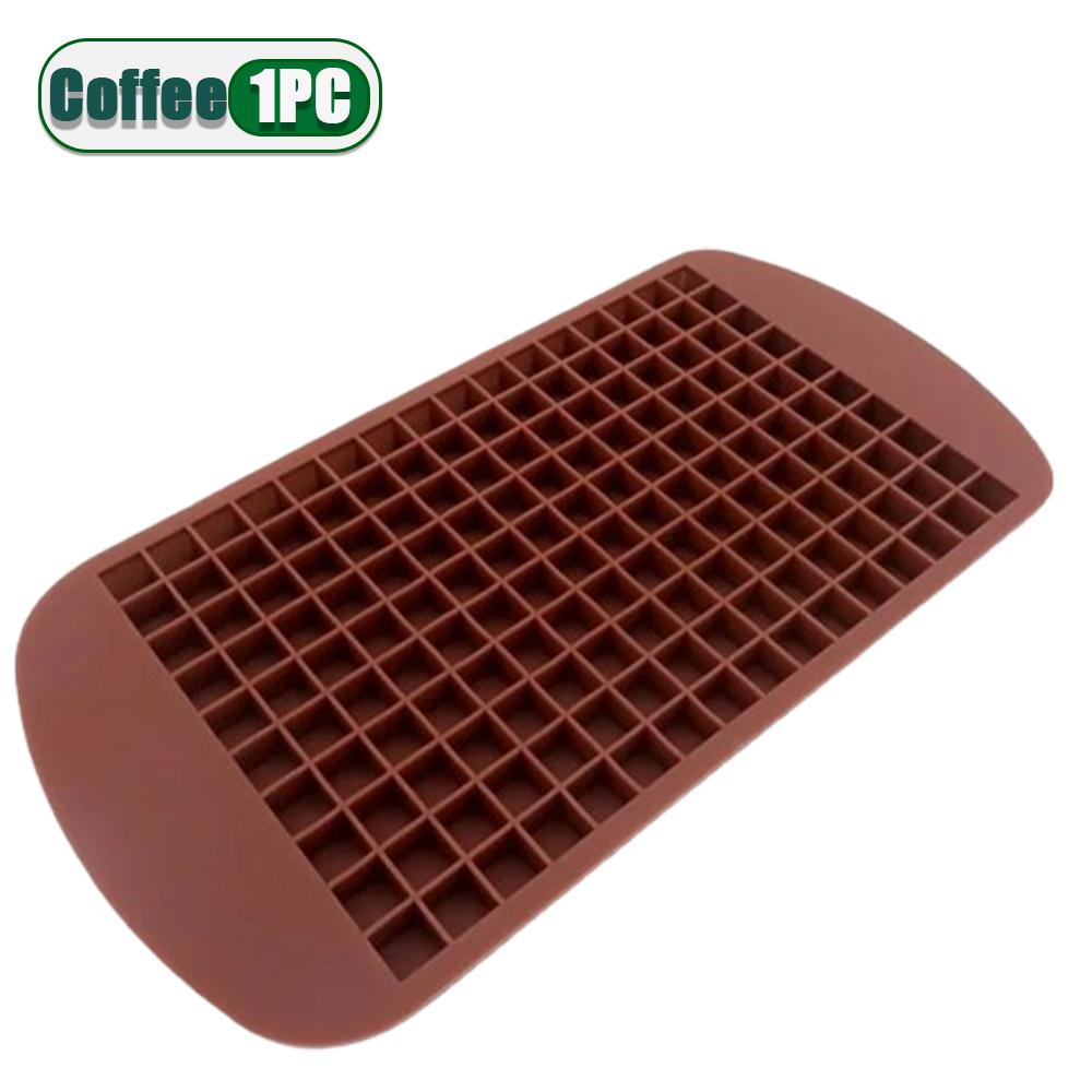 Foldable Silicone Ice Cube Tray with 160 Mini Grids Flexible Easy Release Saves Freezer Space Perfect for Daily Family Use
