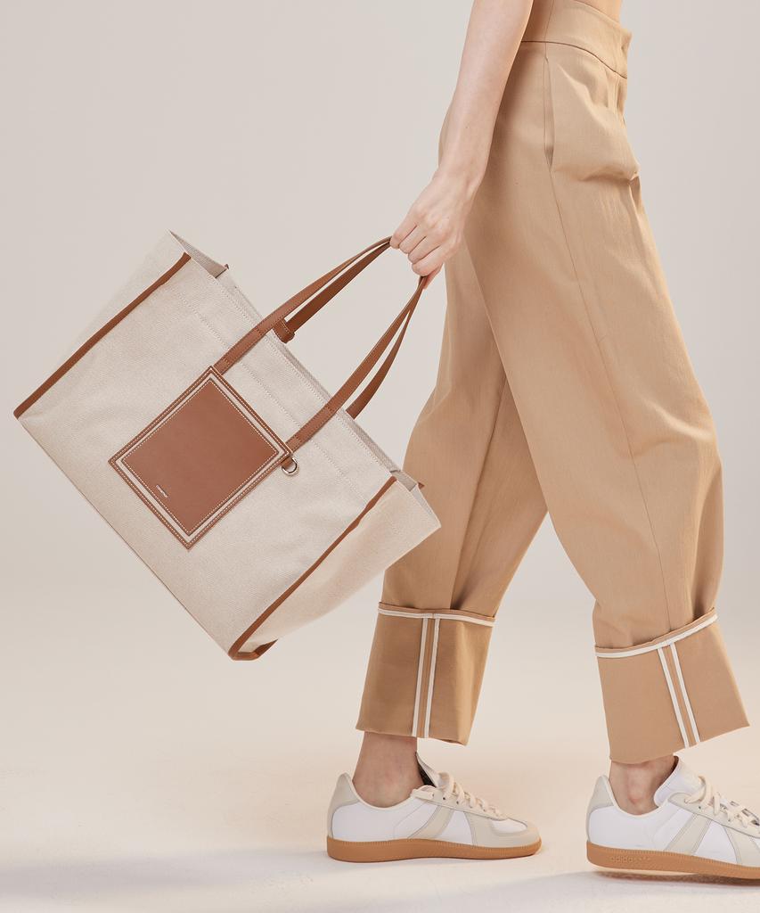 Conamor Helen Twill Large Shopper-Tan