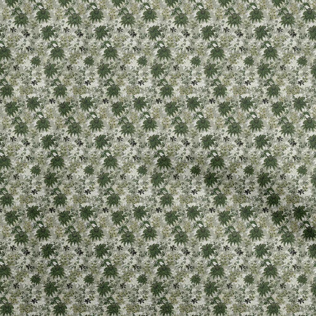 oneOone Tissu Batik en coton Flex gris, pour coudre du tissu artisanal imprimé au mètre, 40 pouces