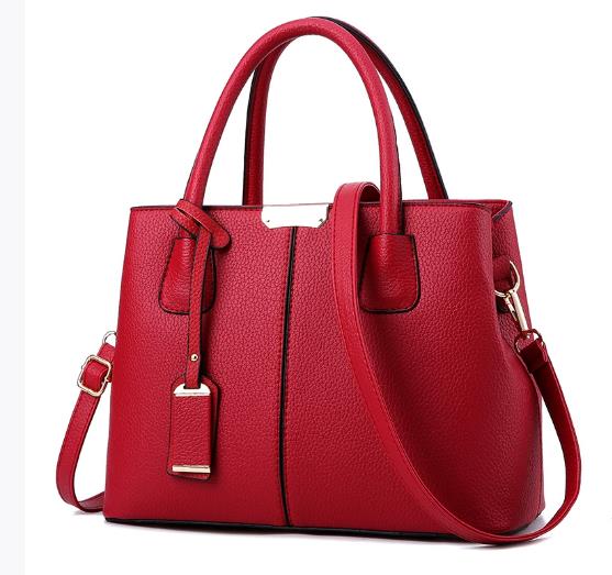Bags for Women Women's New Fashi Texture Ladies Handbag Simple Trend All-match Retro PU Messenger Bag Shoulder Bag Wallet
