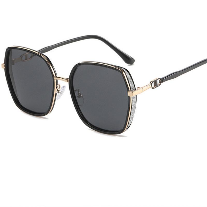 Sunglasses For Women Show Their Faces, Small Uv-Proof Sunglasses, Trendy Bright-Edged Driving Sunshade Glasses