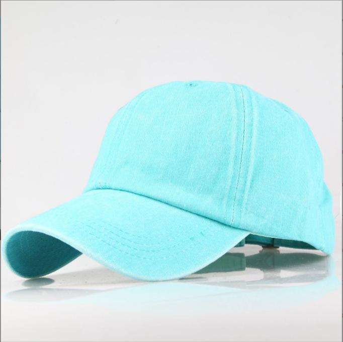 Vintage Washed Dad Cap - Soft Top Plain Cotton Baseball Hat for Men & Women Wholesale Distressed Snapback Fashion Streetwear