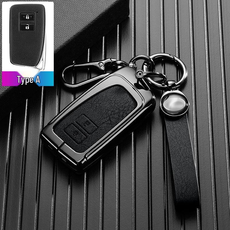 Metal Car Key Case for Toyota ES200, LX570, IS, ES, GX, RX, NX2000 (13th Gen)