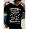 Europese maten Een T-shirt met Mechanisch Thema, een Leuk Cadeau voor Monteurs, Met een Ontwerp voor Automobielingenieurs, Ronde Hals