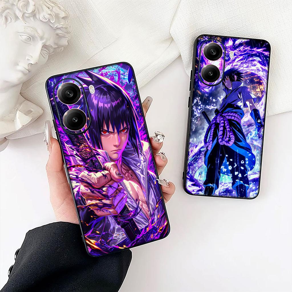 Чехол для телефона с Наруто Саске Учиха для OPPO A40 A60 A80 A38 A18 A17 A16 A78 A79 A54 A25 A57 4G 5G Защитный чехол
