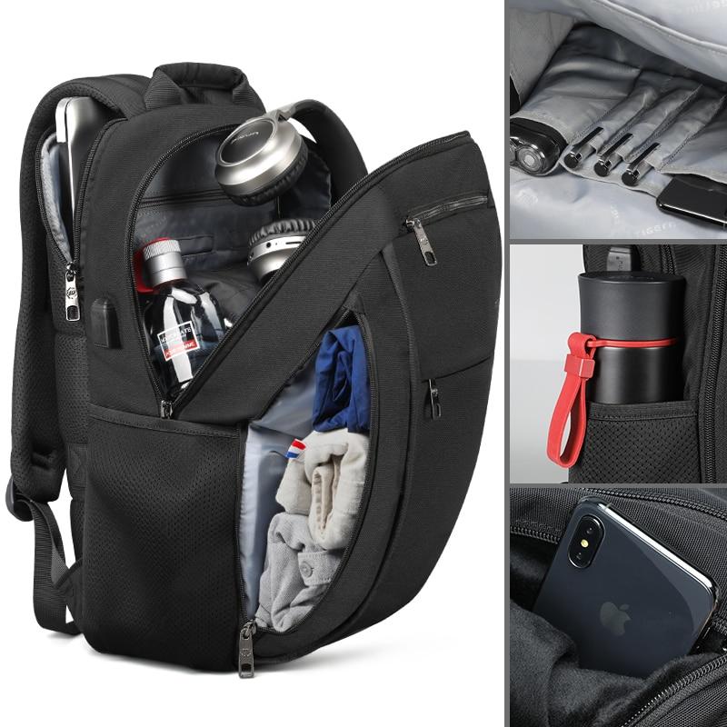 Tigernu New Anti Fouling Fashion 15.6 Inch Laptop Backpack Men Waterproof Material With 4.0A USB Charging Port Travel Bag Casual