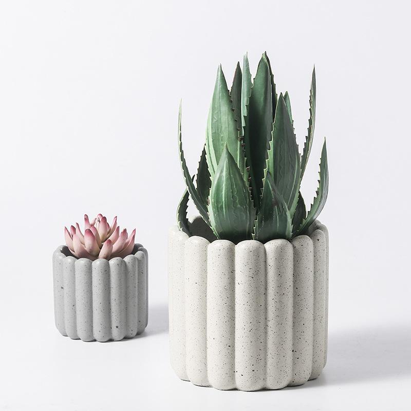 Kreatywna doniczka cementowa doniczka na sukulenty Home Decor ozdoby na biurko dekoracje ogrodowe Bonsai donica na rośliny