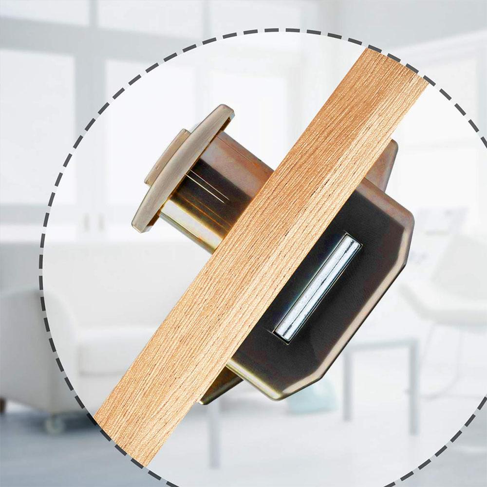 5pcs Camper Car Push Lock Diameter 20mm RV Caravan Boat Motor Home Cabinet Drawer Latch Button Locks Furniture Door Lock Hardwar