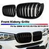 Paraurti Anteriore Rima Cofano Griglia a Doppio Rene Accessori Auto Racing Nero Presa d'Aria Doppia Griglia Adatta Per BMW X3 X4 F25 F26 2014 -
