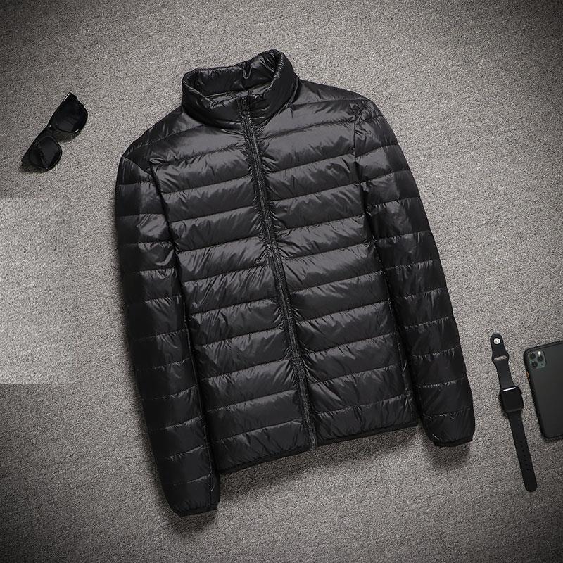 2026 New Hooded Ultralight Quilted Coat for Warm Winter Down Coats Light Puffer Lightweight Down Jackets Men's Jackets Spring