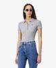 LACOSTE Women'S Slim Fit Rib Knit Polo Shirt Df5377-56G Cca