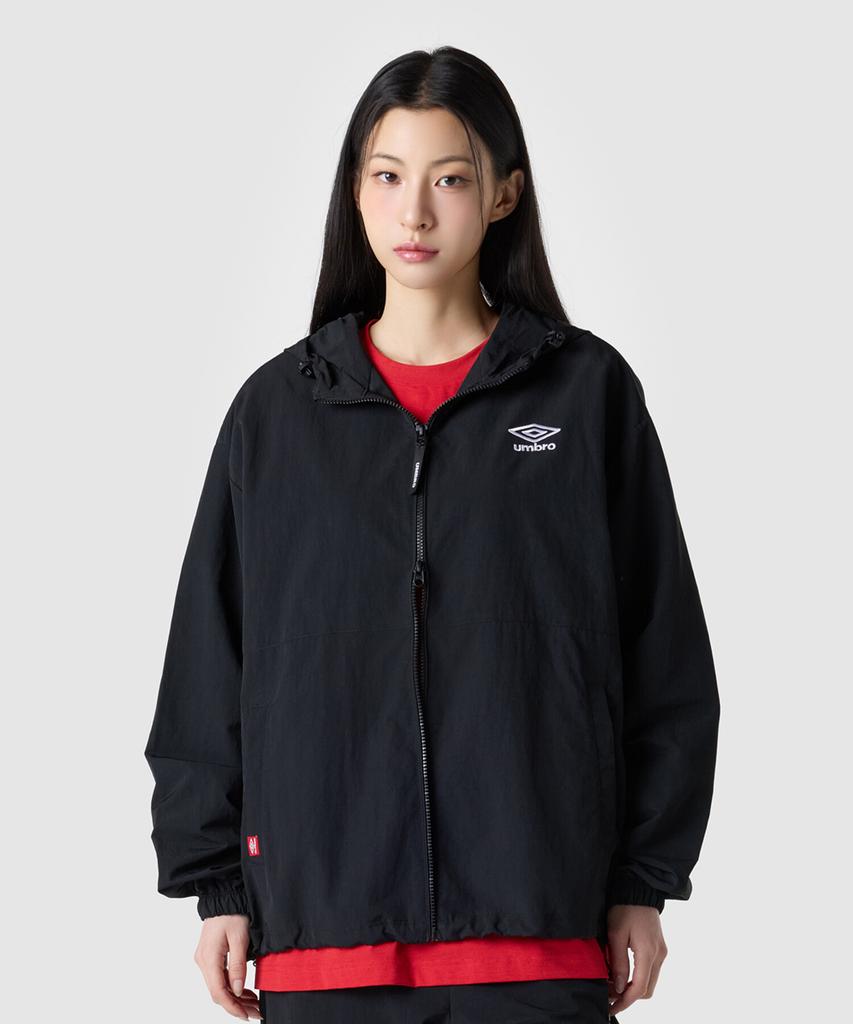 Umbro Classic Hooded Zip-Up Jacket Black (Uq321Cjk94) (A Type)