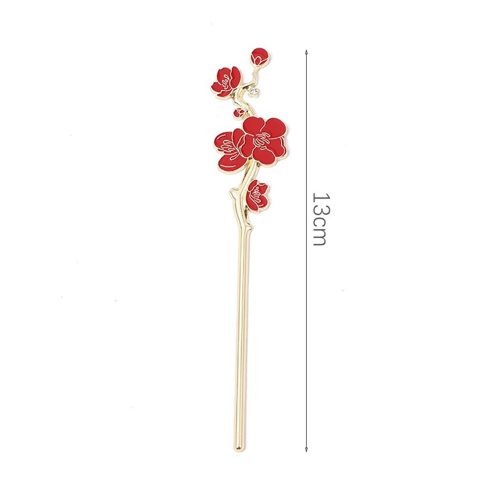 Metal Plum Blossom Bookmark Exquisite Portable Book Page Marker Chinese Style Pagination Book Clip Office School Supplies