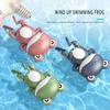 (H0826)New Baby Bath Swimming Bath Toy Cute Frogs Clockwork Bath Toy