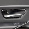 4 Teile/satz Carbon Faser Auto Türgriff Aufkleber Dekoration Für BMW 3 Serie F30 3GT F34 2013-18 Auto innen Tuning Zubehör