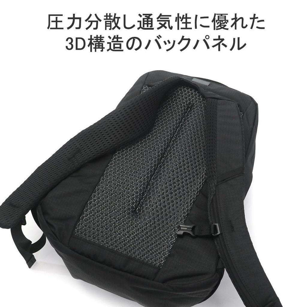 [Gregory] Lune 18 Backpack, Laptop Compartment, Side Pockets, Lightweight, Carbon Black