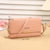 Modische Damen-Schultertaschen Kleine Umhängetasche Einfaches Design Damen-Crossbody-Tasche Weiches PU-Leder Klappentasche Messenger Bags Sac Femme
