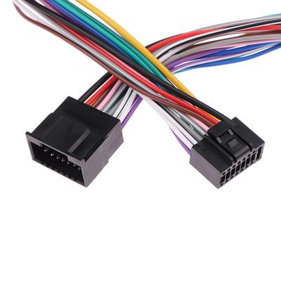 16 Pin Evrensel Araba Stereo Radyo Iso Kablo Demeti Kitleri Güç Konuşmak Acc Uzatma 60 Cm Adaptör Kablosu Android Oyuncu Için