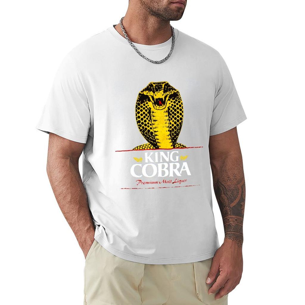 King Cobra Beer Tshirt Basic Daily Outfit Short Sleeve Tee