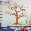 Big Tree Bird Mural For Child Room Bedroom Cartoon Animal Wall Sticker Self-adhesive Kindergarten Decor Wall Stickers Kids Gift
