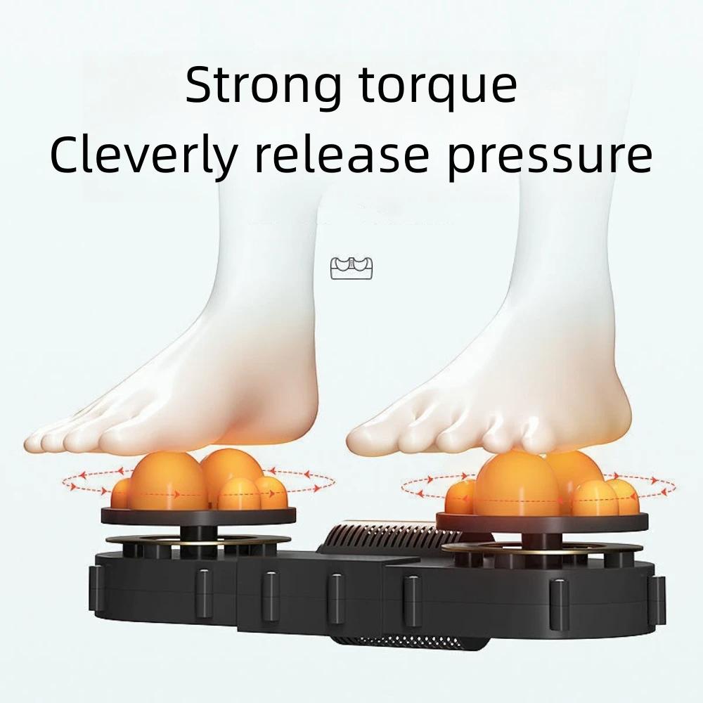 Hot Compression Electric Foot Massager Heating Therapy Shiatsu Kneading Roller Muscle Relief Fatigue Foot Massage Spa Machine