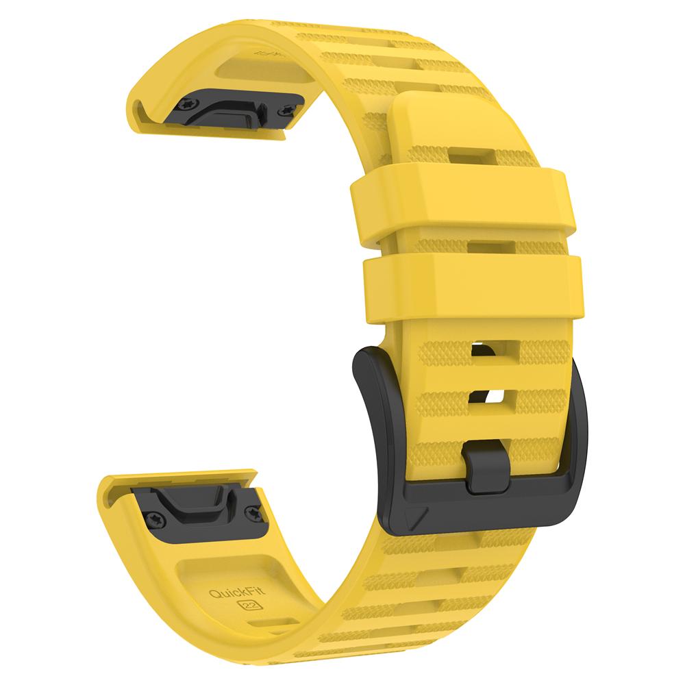22 26mm Silicone Strap For Garmin Quatix 8/Tactix 8 7Pro/Fenix5 5x Puls 7 7x 6 6x 8 Pro 47mm 51mm/D2 Bravo Quick Fit Sports Band
