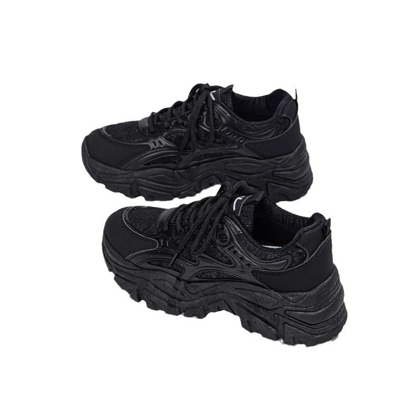Damesschoenen Ins All-Match Commute Platform Dad Shoes Dames Lente Nieuwe Hoogteverhogende Vrije Tijd Sneaker Dames