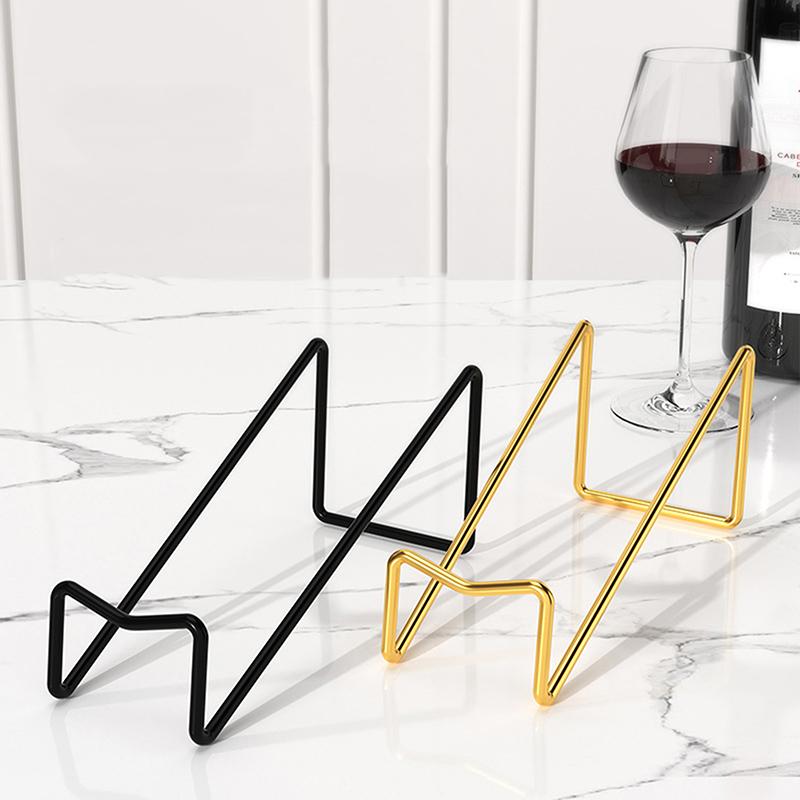 1 Pack Wine Bottle Rack Countertop Wine Bottle Display Rack Wine Storage Rack Simple Home Counter Decoration