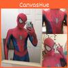 Detachable Head Cover Spiderman Zentai Suit Perfect For Halloween Parties