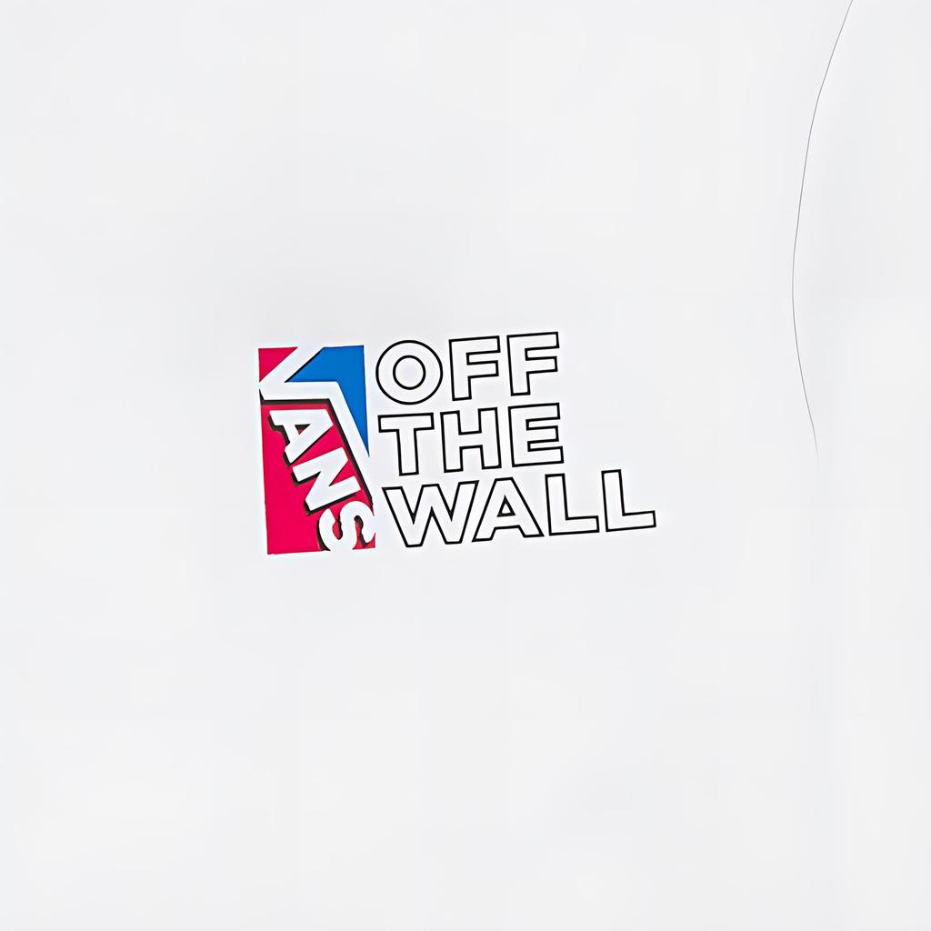Vans Letter Crew Neck Pullover Long Sleeve T-Shirt Unisex Tops White VN0A54NWWHT