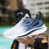 Spring and Autumn New Shoes Lightweight Lace-up Mesh Breathable Student Running Shoes Sports Leisure Large Size Cold Sticky