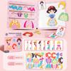 Magnetic Sticker Magnetic Puzzle Magnet Children's Puzzle 3 To 6 Years Old Kindergarten Boys And Girls Gift Box Dress Toys