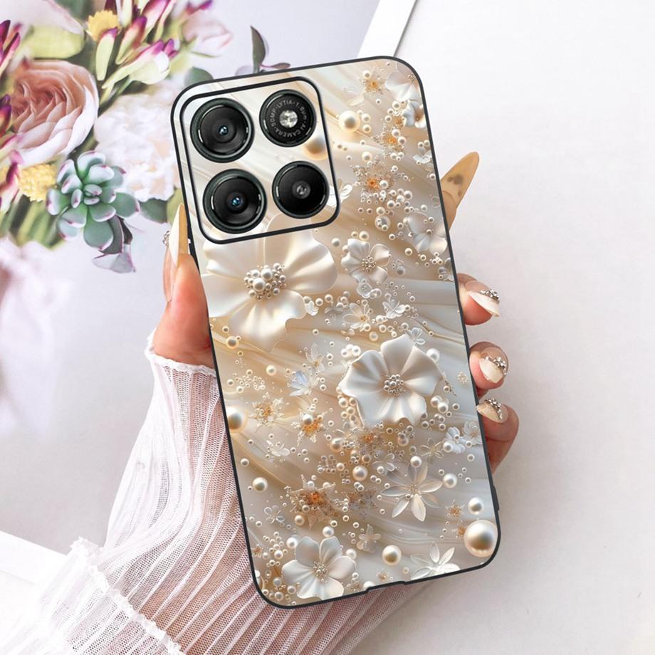 Flower Cartoon Fashion Design Phone Case For Motorola Moto G77 G67 5G Funda Soft Silicone Matte Back Cover XT2621-2 XT2621-4