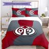 Set Lenzuola 3 Pezzi Stampato FC Mainz Traspirante Copripiumino con Federe Biancheria da Letto Decorativa per Camera da Letto Casa
