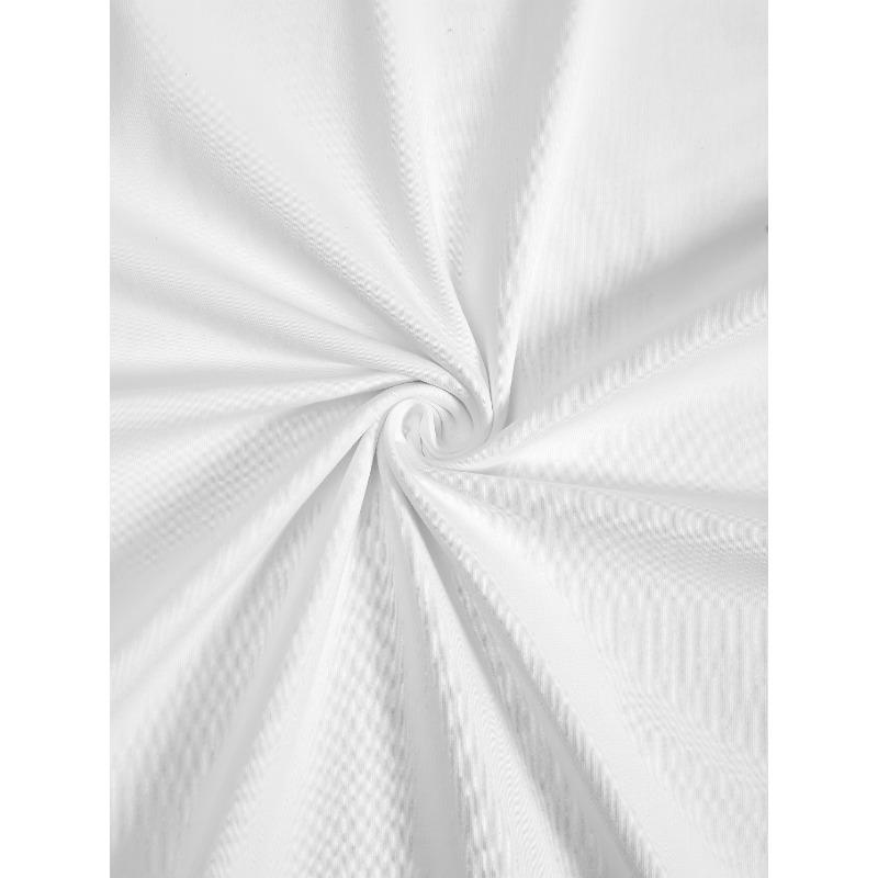 European sizes Pure - Cotton White T - shirt for Men: Simple and Bold Smiling Face Design