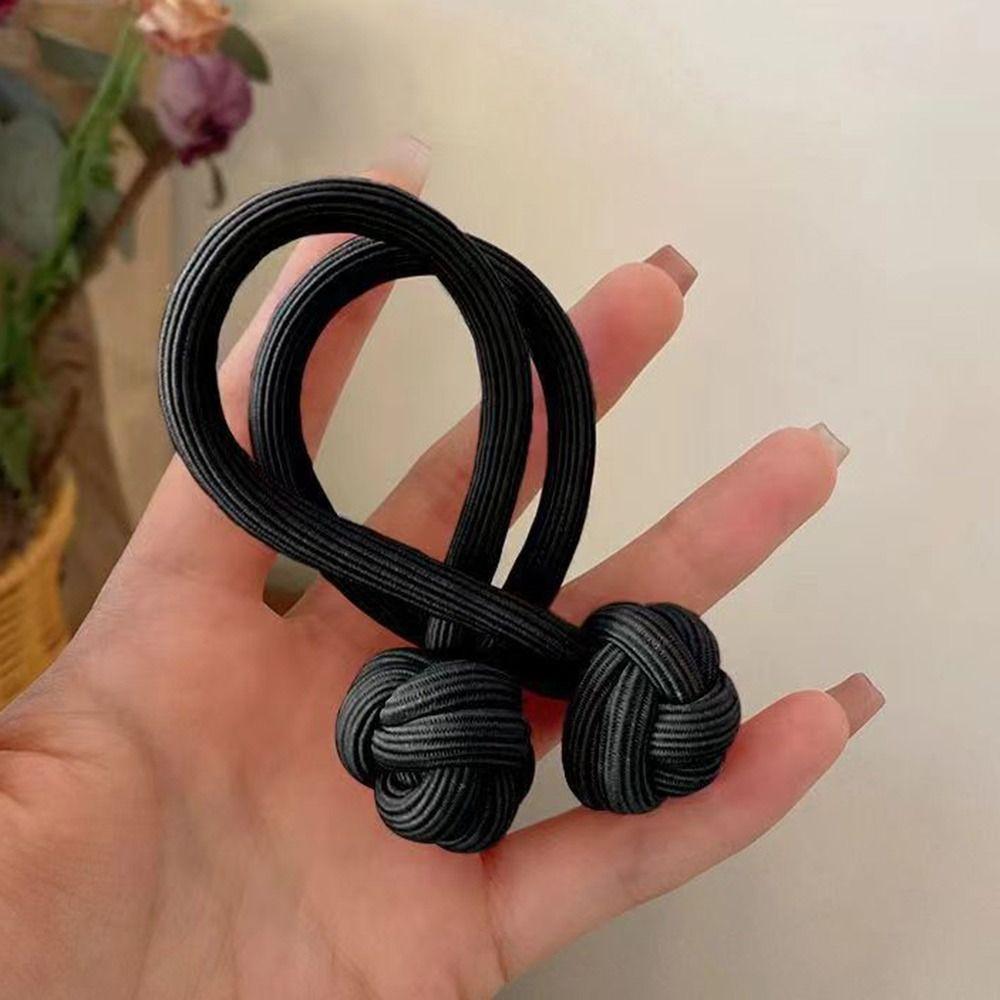 Hair Tie High Ponytail Rubber Bands Knotted Hair Ropes Hair Loop Hair Band  Lady Girl Women