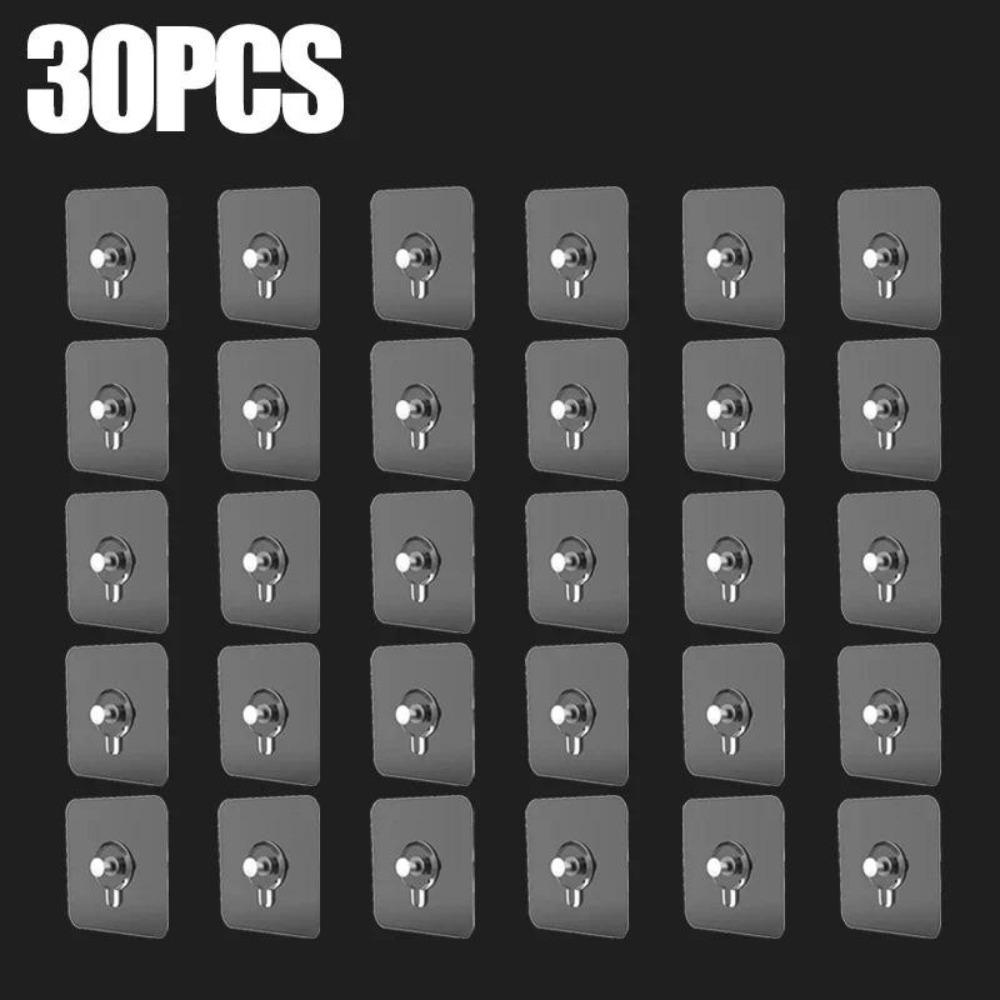 10-50Pcs No Drilling Photo Frame Hook Strong Adhesive Picture Hanging Rack for Photo Frame Clock