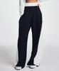 CRUSHST Fake Leggings Wide Sweatpants Black And White